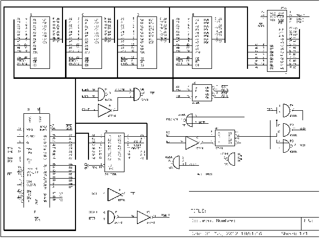 MicroWriter Reverse-Engineered Schematic, Eagle-ized. (Click to view.)