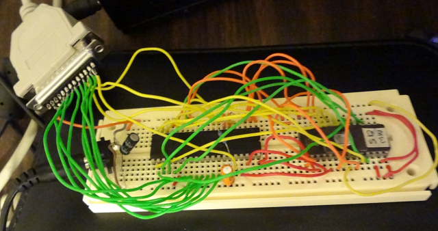 MicroWriter RomSucker (Breadboard.)